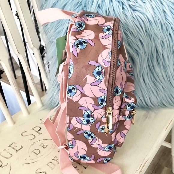 Disney, Stitch, From, Lilo & Stitch, Mini Backpack, Faux Leather, NEW With Tags - Picture 5 of 16